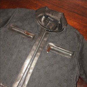 Black Gucci jean jacket send offers ASAP